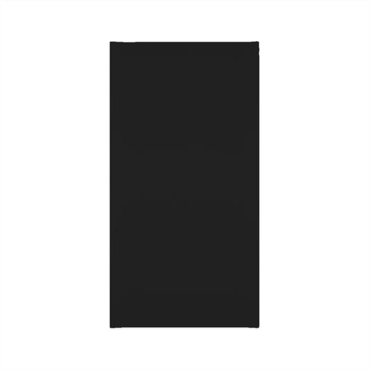 Black & Gray Plaid Lightweight Neck Gaiter — Breathable Stylish Face Mask Scarf