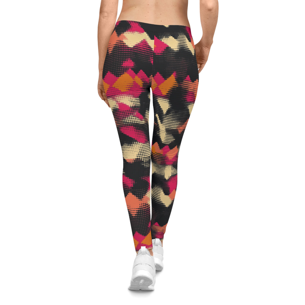 Abstract Mountain Print Leggings