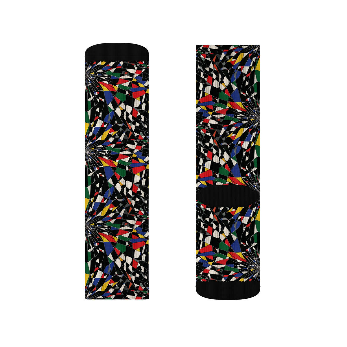Kaleidoscope Mosaic Crew Socks