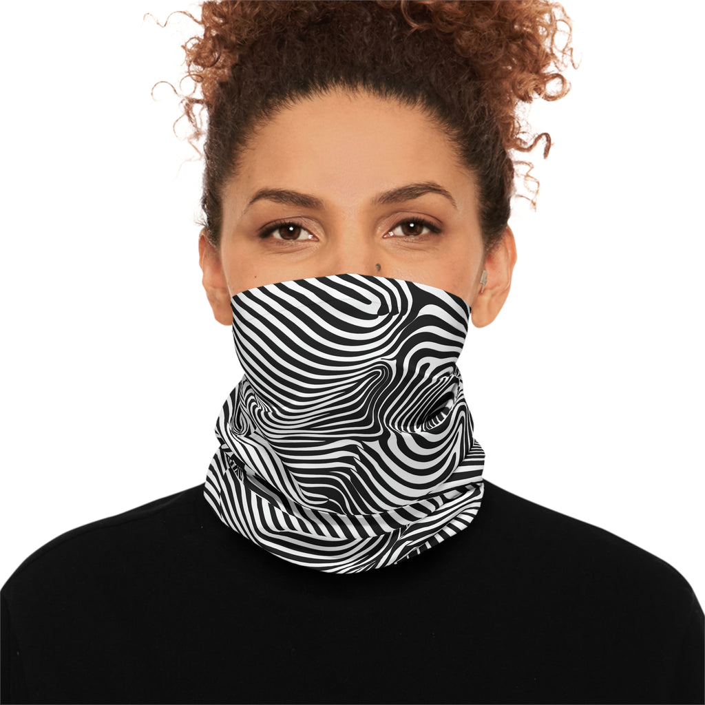 Optical Illusion Wavy Stripe Face Mask