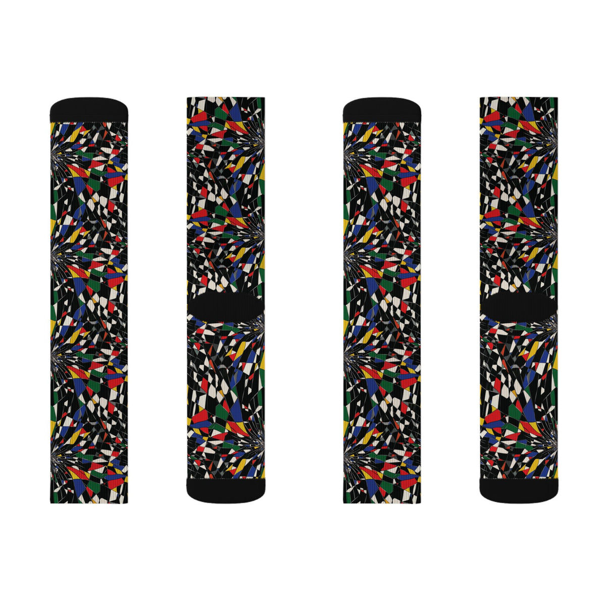 Kaleidoscope Mosaic Crew Socks