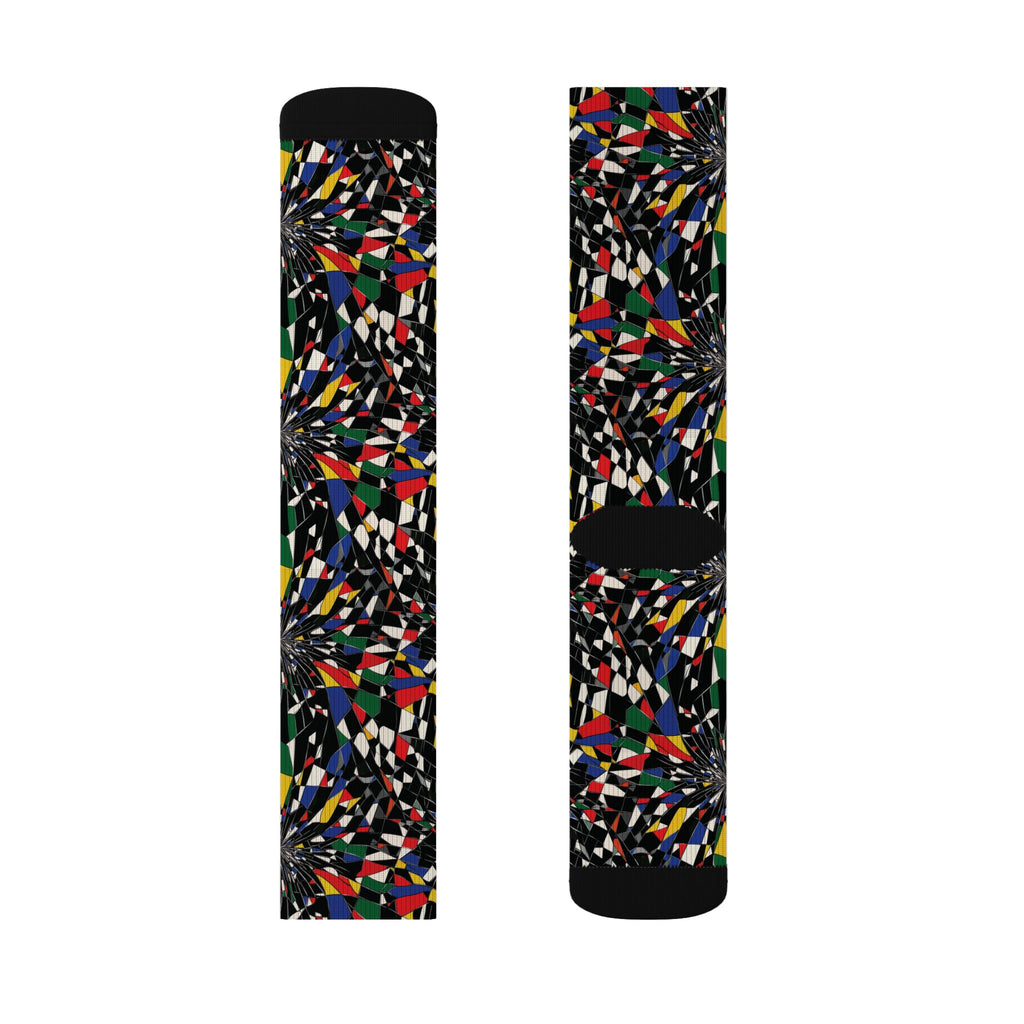 Kaleidoscope Mosaic Crew Socks