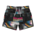 Glitch Grid Swim Trunks