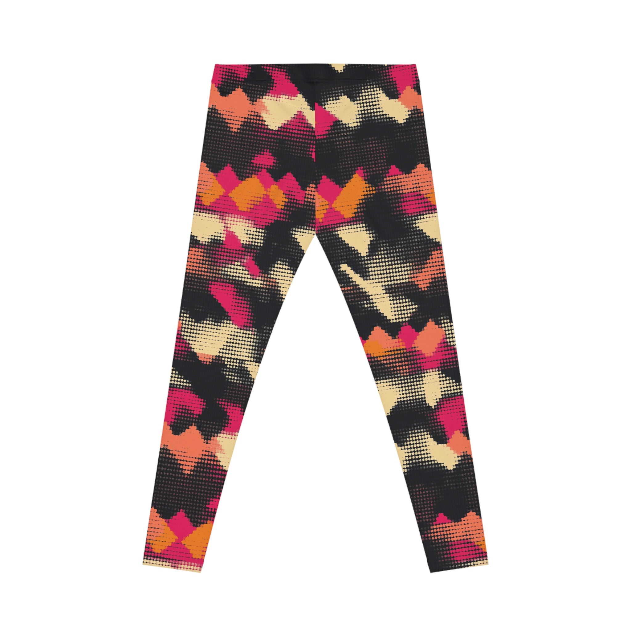 Abstract Mountain Print Leggings