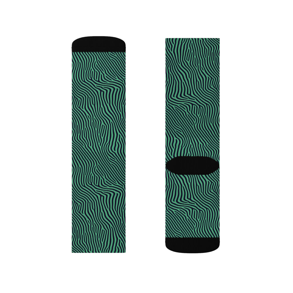 Black & Gray Buffalo Plaid Cozy Checkered  Crew Socks