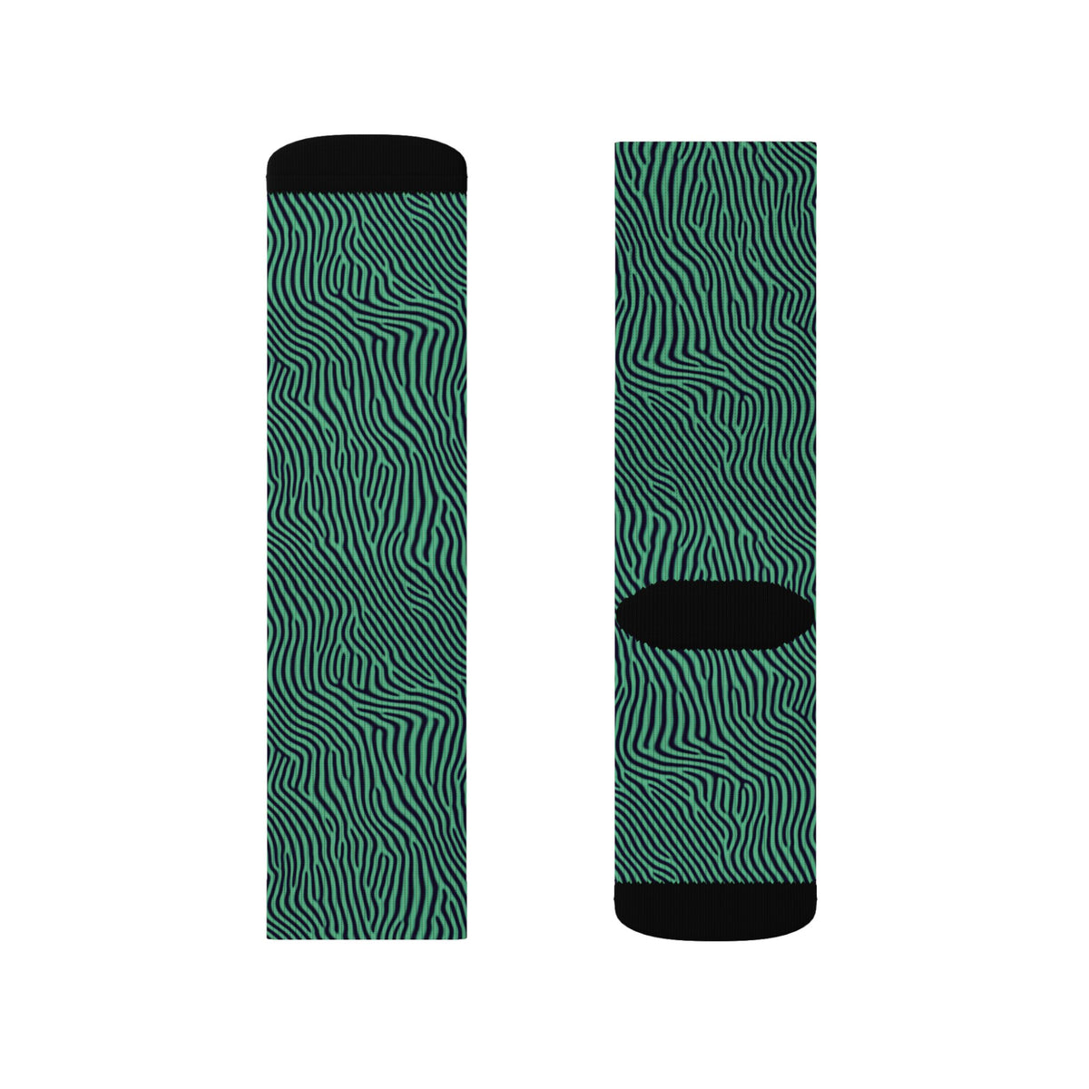Black & Gray Buffalo Plaid Cozy Checkered  Crew Socks