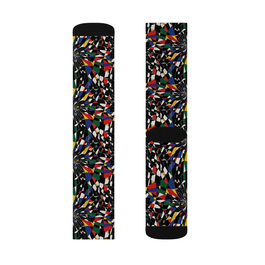 Kaleidoscope Mosaic Crew Socks
