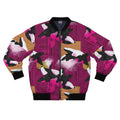 Orca Pop Art Bomber Jacket — Bold Pink Graphic Flight Print