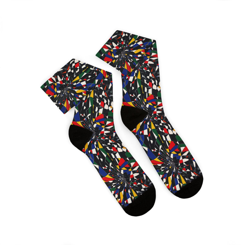 Kaleidoscope Mosaic Crew Socks