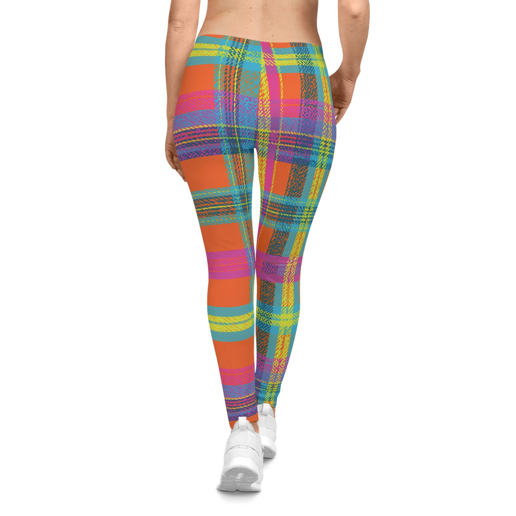 Colorful Plaid Women's Leggings