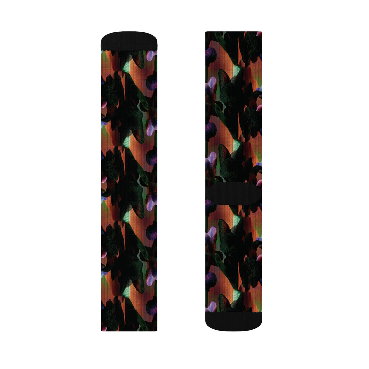 Copy of Red & Blue Patterned Crew Socks
