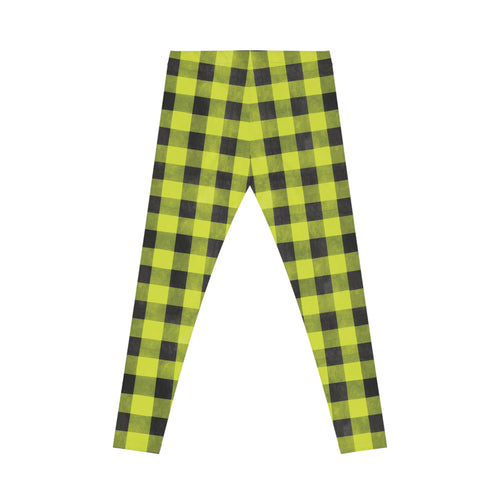 Acid Timber Buffalo Plaid Leggings