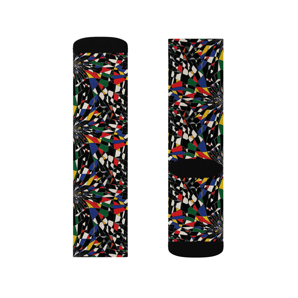Kaleidoscope Mosaic Crew Socks