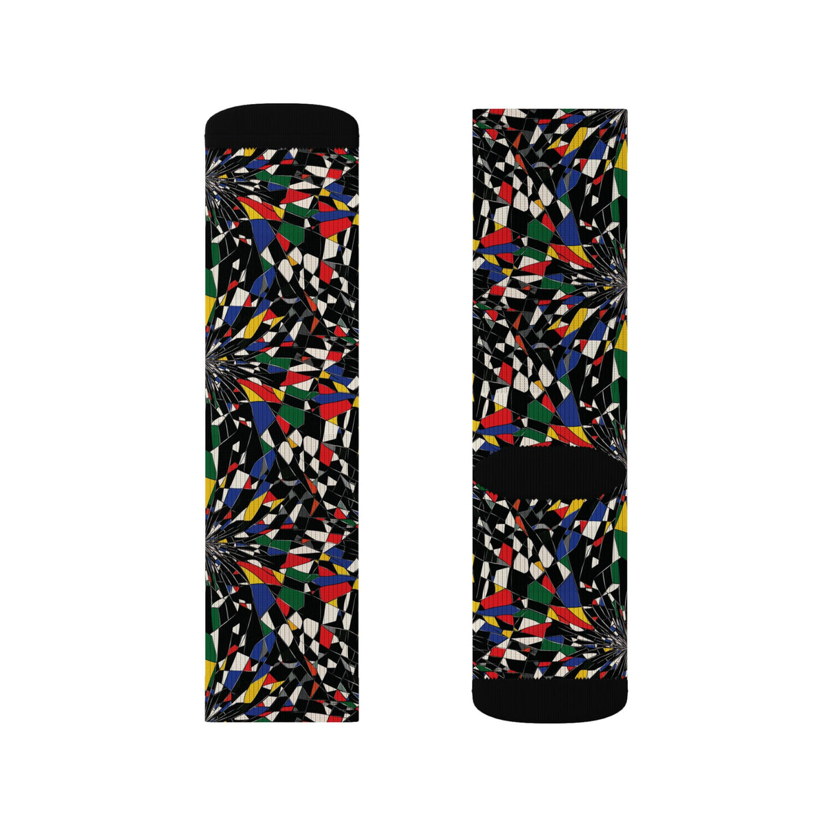 Kaleidoscope Mosaic Crew Socks