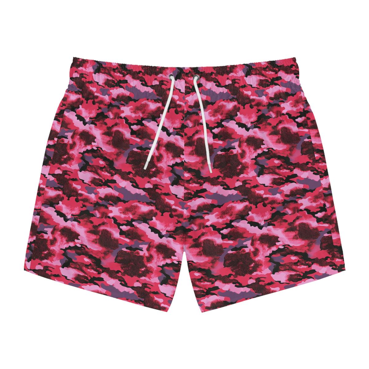 Raspberry Mirage Swim Trunks