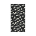 Midweight Black & Gray Camouflage Face Scarf
