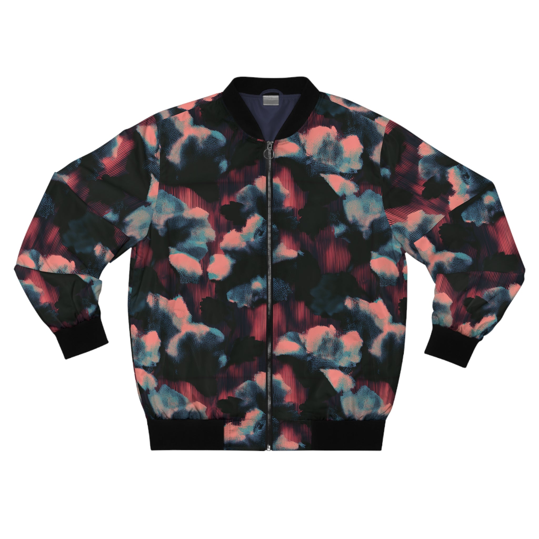 Colorful Bokeh Bomber Jacket