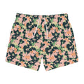 Floral Camo Swim Trunks — Peach & Olive
