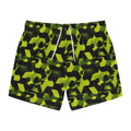 Neon Camo Swim Trunks